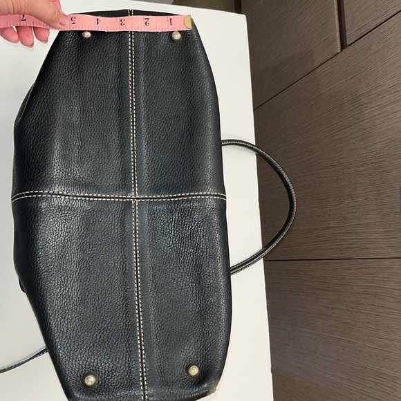 Tod's Vintage Classic Black Pebbles Leather D-Bag Tote Bag - Picture 11 of 16